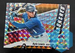 2021 Panini Mosaic Launched Silver Camo Prizm Kyle Lewis #L8 Seattle Mariners
